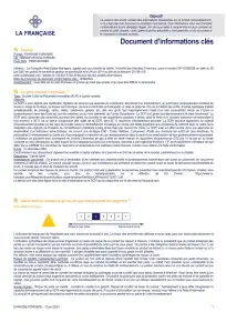 Information clé (DIC) - 2024