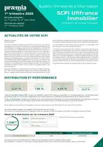 Bulletin trimestriel - 1er trimestre 2025