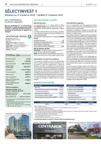 Bulletin trimestriel - 3ème trimestre 2022