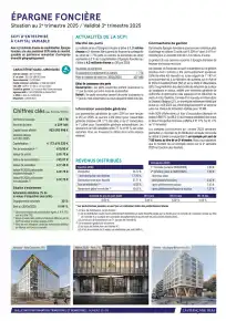 Bulletin trimestriel - 2ème trimestre 2025