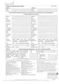 Questionnaire profil Client
