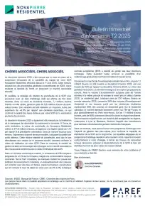Bulletin trimestriel - 2ème trimestre 2025
