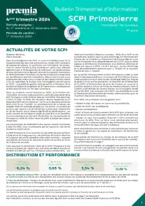 Bulletin trimestriel - 4ème trimestre 2024