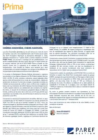 Bulletin trimestriel - 2ème trimestre 2024