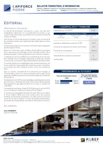 Bulletin trimestriel - 4ème trimestre 2019