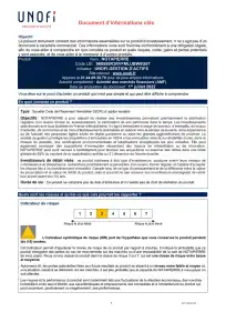 Information clé (DIC) - 2022