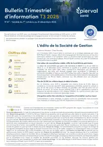 Bulletin trimestriel - 3ème trimestre 2025