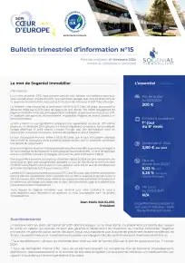 Bulletin trimestriel - 4ème trimestre 2024