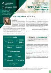 Bulletin trimestriel - 1er trimestre 2023
