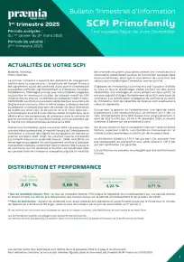 Bulletin trimestriel - 1er trimestre 2025