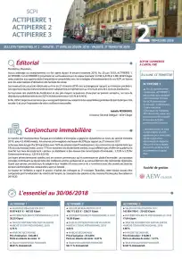 Bulletin trimestriel - 2ème trimestre 2018