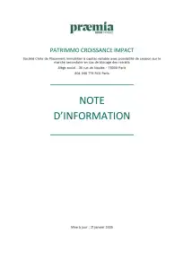 Note Information - 2025