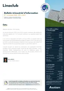 Bulletin trimestriel - 2ème trimestre 2025