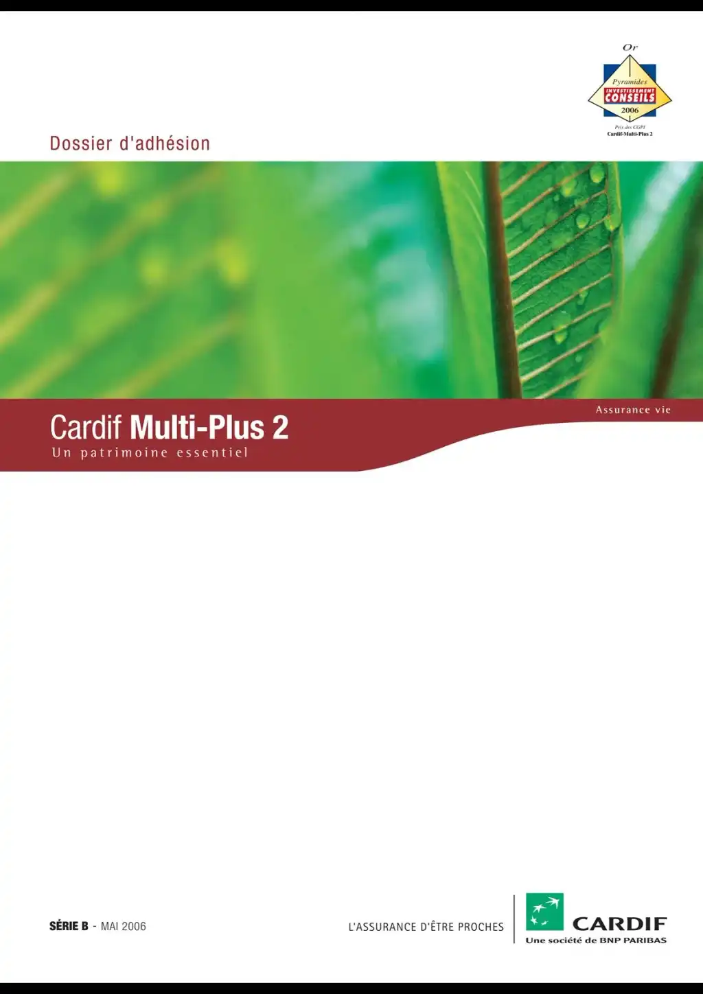 Cardif Multi Plus 2 Option PEP