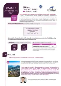 Bulletin semestriel - 2ème semestre 2024