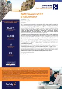 Bulletin trimestriel - 1er trimestre 2025