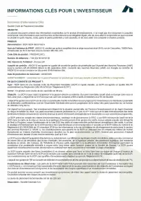 Informations clés (DIC) - 2025