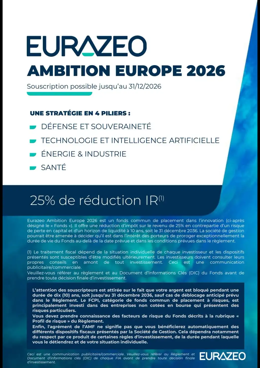 FCPI Eurazeo Ambition Europe 2026