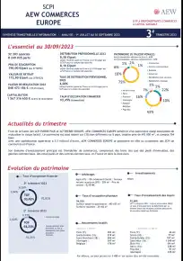Bulletin trimestriel - 3ème trimestre 2023