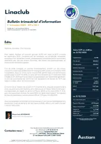 Bulletin trimestriel - 1er trimestre 2025