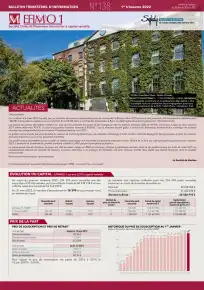 Bulletin trimestriel - 1er trimestre 2022