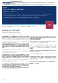 Information clé (DIC) - 2023