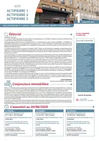 Bulletin semestriel - 1er semestre 2020