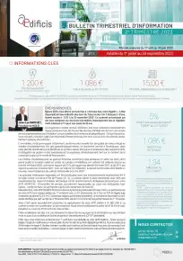 Bulletin trimestriel - 2ème trimestre 2022