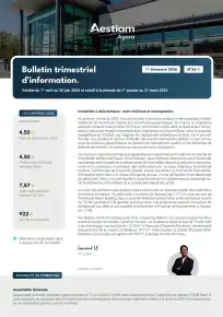 Bulletin trimestriel - 1er trimestre 2026