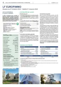 Bulletin trimestriel - 2ème trimestre 2023