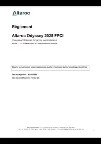 Règlement complet - 2025