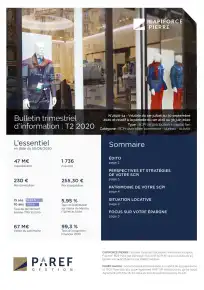 Bulletin trimestriel - 2ème trimestre 2020
