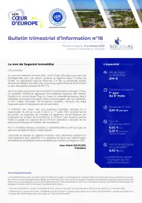 Bulletin trimestriel - 3ème trimestre 2025