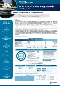 Bulletin semestriel - 2nd semestre 2022