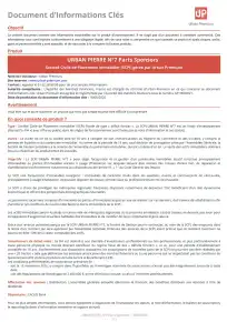 Informations clés (DIC) - 2026