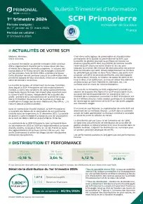 Bulletin trimestriel - 1er trimestre 2024