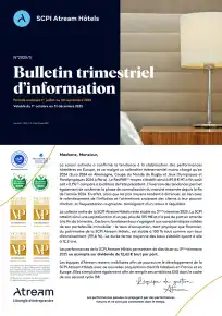 Bulletin trimestriel - 3ème trimestre 2025