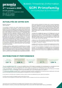 Bulletin trimestriel - 3ème trimestre 2025