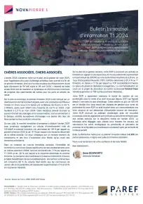 Bulletin trimestriel - 1er trimestre 2024