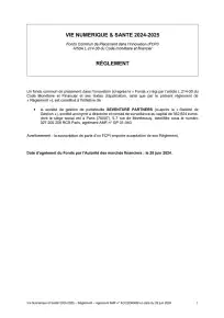 Règlement complet