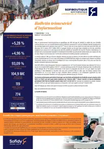 Bulletin trimestriel - 1er trimestre 2025