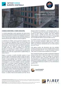 Bulletin trimestriel - 3ème trimestre 2022