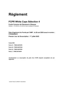 Règlement complet - 2025