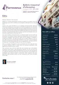 Bulletin trimestriel - 1er trimestre 2023