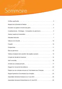 Rapport annuel - 2014