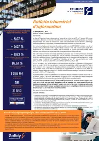 Bulletin trimestriel - 2ème trimestre 2025
