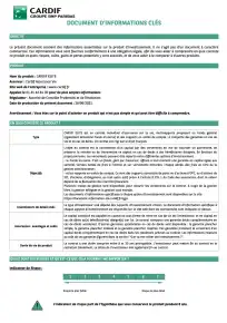 Information clé (DIC)