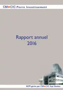 Rapport annuel - 2016