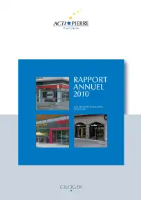Rapport annuel - 2010