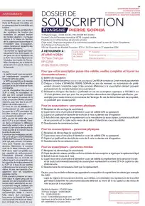 Bulletin de Souscription